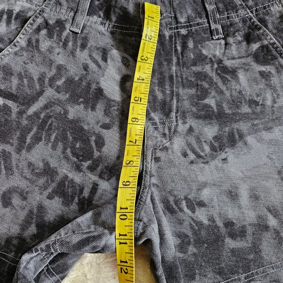 VANS Men's Black Thai Dye Cargo Shorts Size 28 - Picture 5 of 9